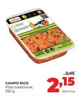 Alimerka Campo rico - pisto tradicional oferta