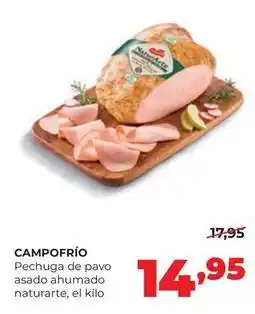 Alimerka Campofrío - pechuga de pavo asado ahumado naturarte oferta