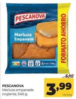 Alimerka Pescanova - merluza empanada crujiente oferta