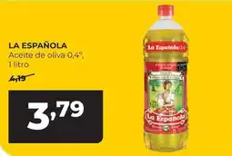Alimerka La española - aceite de oliva 0,4 oferta