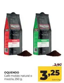 Alimerka Oquendo - café molido natural o mezcla oferta