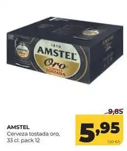 Alimerka Amstel - cerveza tostada oro oferta