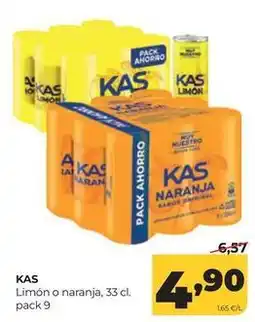 Alimerka Kas - limon o naranja oferta