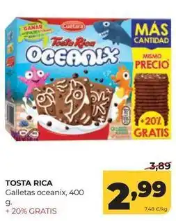 Alimerka Tosta rica - galletas oceanix oferta