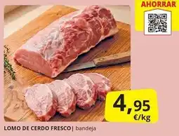 Supermercados MAS Lomo de cerdo fresco oferta