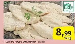 Supermercados MAS Anda - filete de pollo empanado oferta