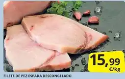 Supermercados MAS Filete de pez espada descongelado oferta