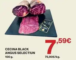 El Corte Inglés Black angus - cecina black angus selection oferta
