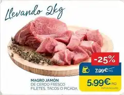 Supermercados La Despensa Magro jamón de cerdo fresco oferta