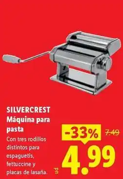 Ocine Silvercrest - máquina para pasta oferta