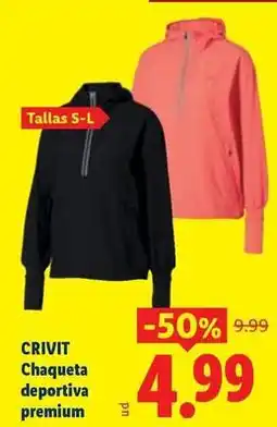 Ocine Crivit - chaqueta deportiva premium oferta