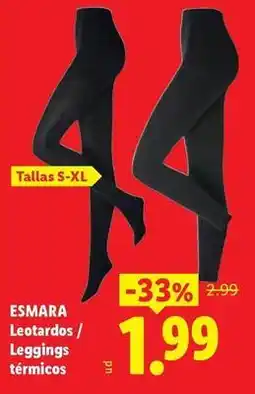 Ocine Esmara - leotardos/leggings térmicos oferta