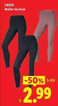 Ocine Crivit - mallas técnicas oferta