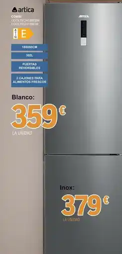 E.Leclerc Artica - combi cooltech188ebm oferta