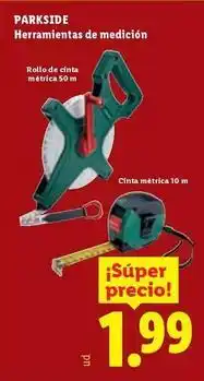 Ocine Parkside - herramientas de medición oferta
