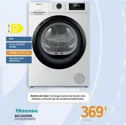 E.Leclerc Hisense - secadora dhqe800bw2 oferta