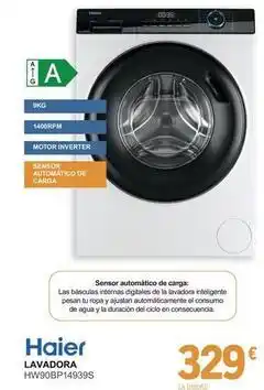 E.Leclerc Haier - lavadora hw90bp14939s oferta