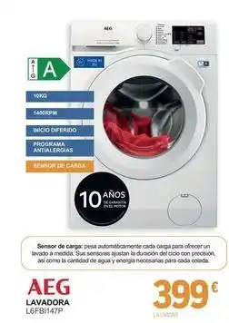 E.Leclerc Aeg - lavadora l6fbi147p oferta