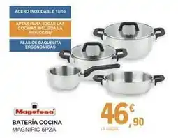 E.Leclerc Magefesa - batería cocina magnific 6pza oferta