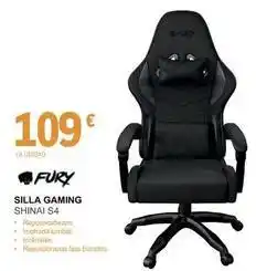 E.Leclerc Fury - silla gaming oferta