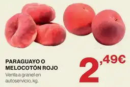 Hipercor Paraguayo o melocotón rojo oferta