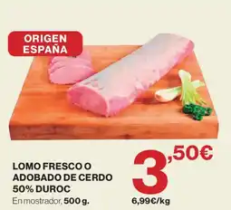 Hipercor Lomo fresco o adobado de cerdo oferta
