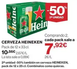 Supercor Heineken cerveza oferta
