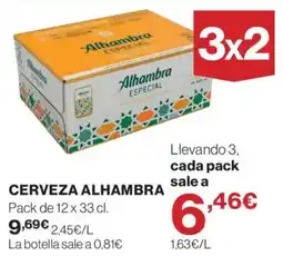 Supercor Alhambra cerveza especial oferta
