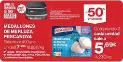 Supercor Pescanova medallones de filetes de merluza del cabo oferta