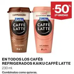 Supercor En todos los cafés refrigerados kaiku caffè latte oferta