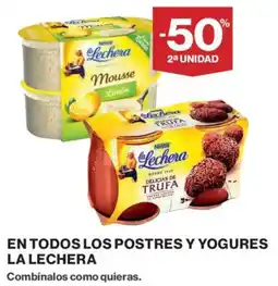 Supercor La lechera En todos los postres y yogures oferta