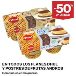 Supercor En todos los flanes dhul y postres de frutas andros oferta