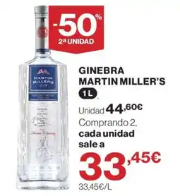 Supercor Martin Miller's gin oferta