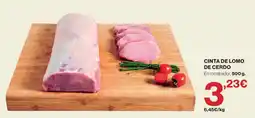 Supercor Cinta de lomo de cerdo oferta