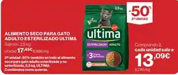 Supercor ultima alimento seco para gato adulto esterilizado oferta
