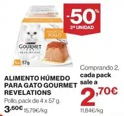 Supercor Gourmet revelations alimento húmedo para gato oferta