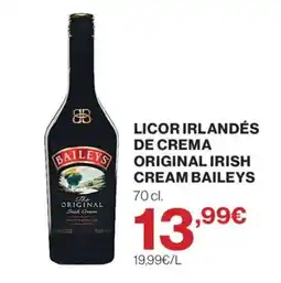 Supercor Baileys licor irlandés de crema original irish cream baileys oferta