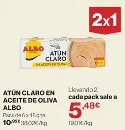 Supercor Albo atún claro en aceite de oliva oferta