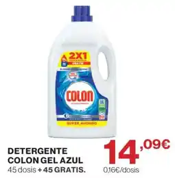Supercor Colon detergente gel azul oferta