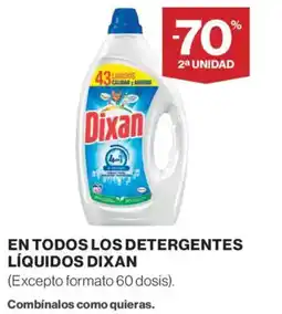 Supercor Dixan En todos los etergentes líquidos oferta