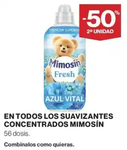 Supercor Mimosin En todos los suavizantes concentrados oferta