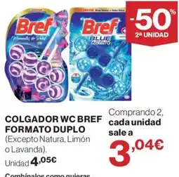 Supercor Bref colgador wc formato duplo oferta