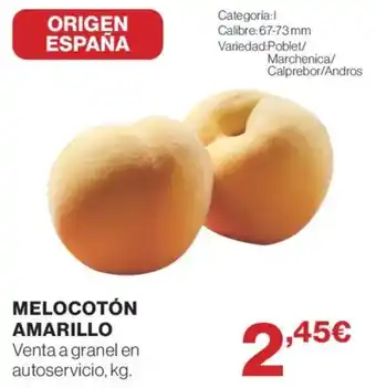 Melocotón Amarillo