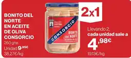 Supercor Consorcio bonito del norte en aceite de oliva oferta