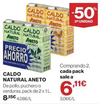 Supercor Caldo natural aneto oferta