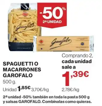 Garofalo spaguetti o macarrones