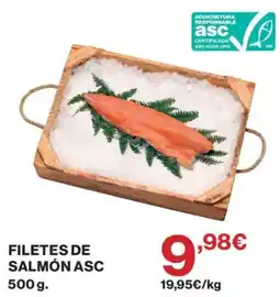 Supercor Filetes de salmón asc oferta