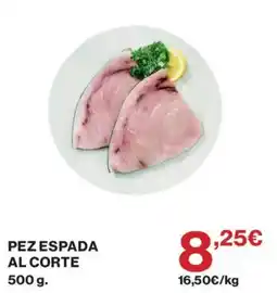 Supercor Pez espada al corte oferta