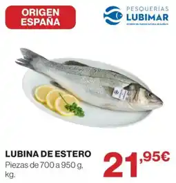 Supercor Lubimar lubina de estero oferta