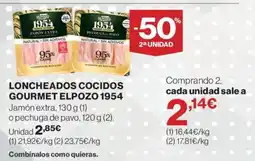Supercor Loncheados cocidos gourmet elpozo 1954 oferta